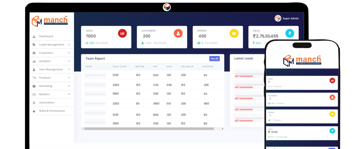 CrmManch - Lead Management System