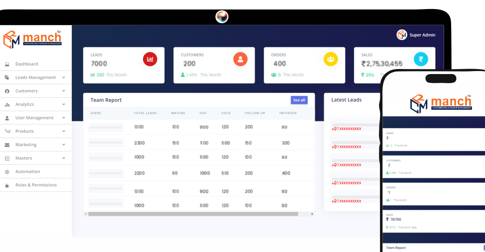 CrmManch - Lead Management System